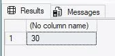 The image shows the reult of the subquery, calculating total registrations for all courses.