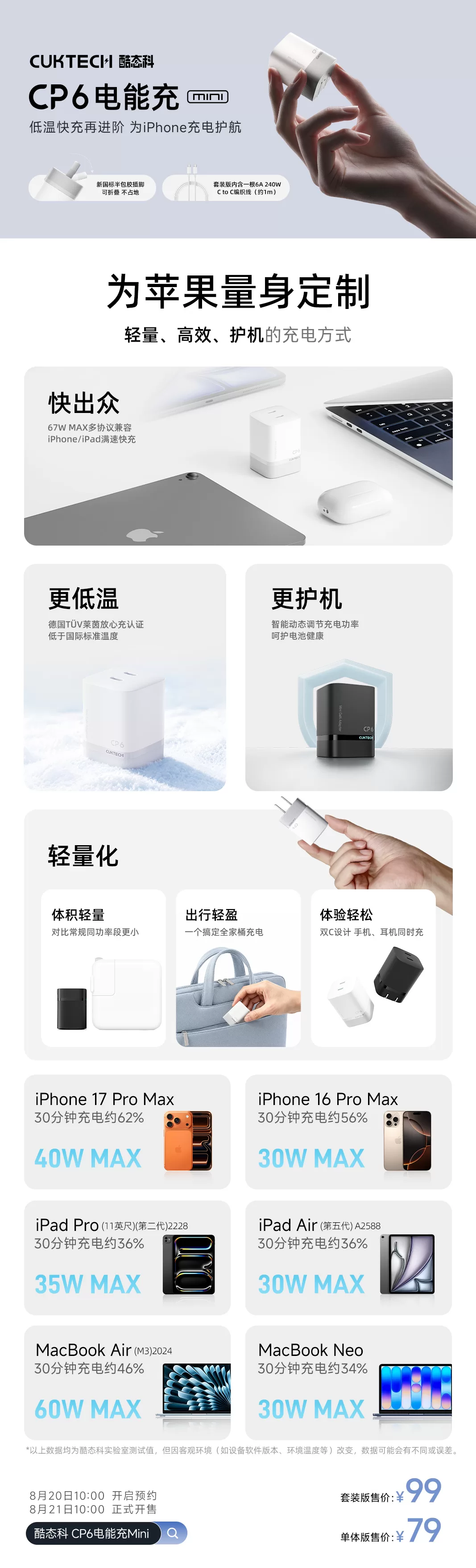 酷态科 CP6 电能充 Min