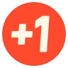 +1